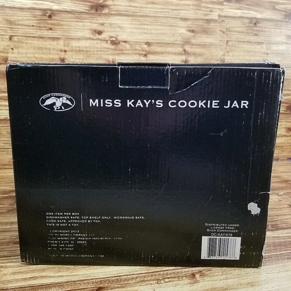 Miss Kay's Duck Commander Kitchen Cookie Jar Duck Dynasty NIB Robertson Revival